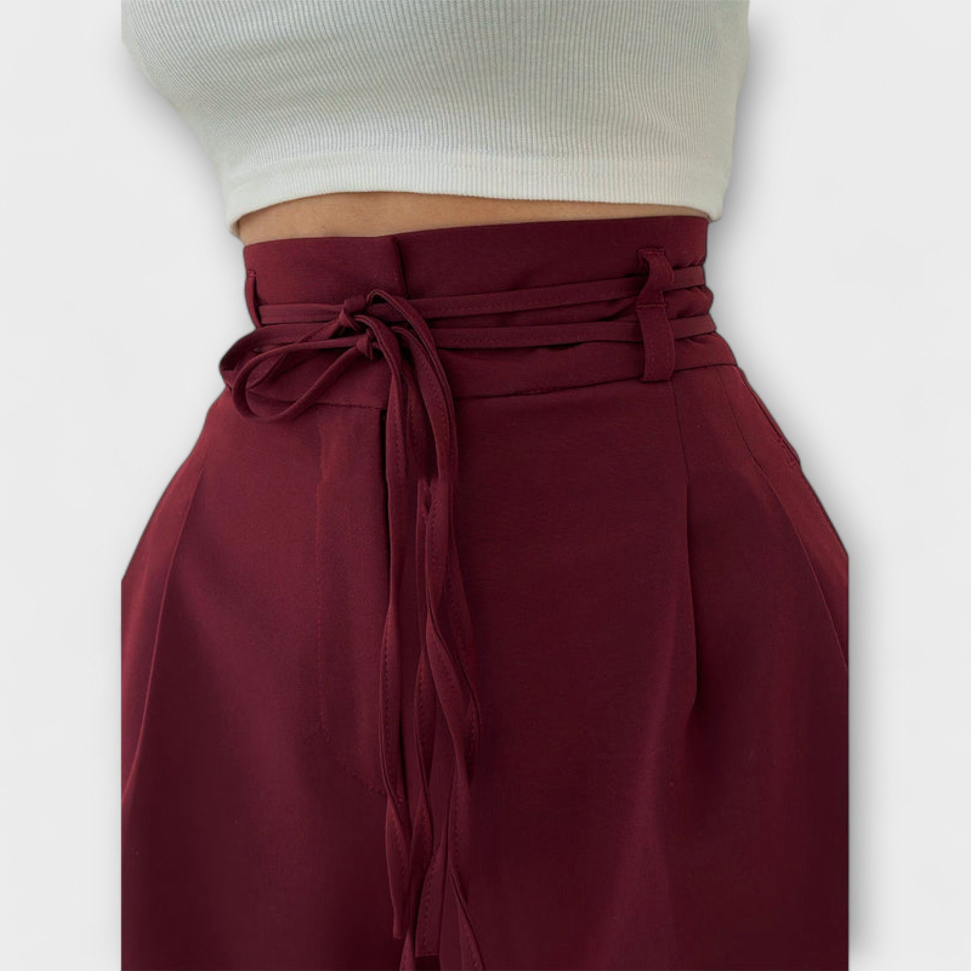 Jill – Drawstring Casual Trousers