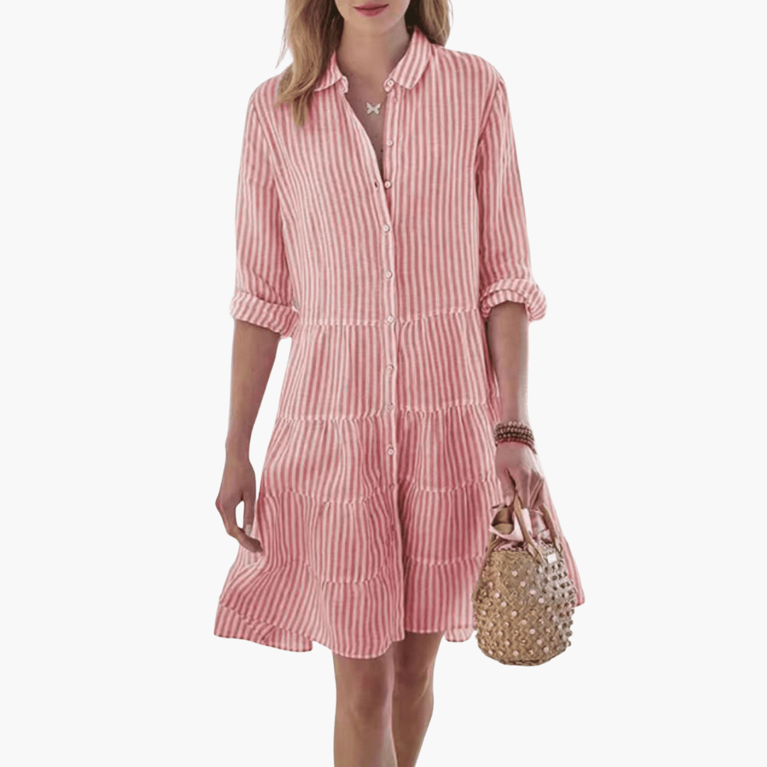 Lolita | Lightly Striped Summer Dress