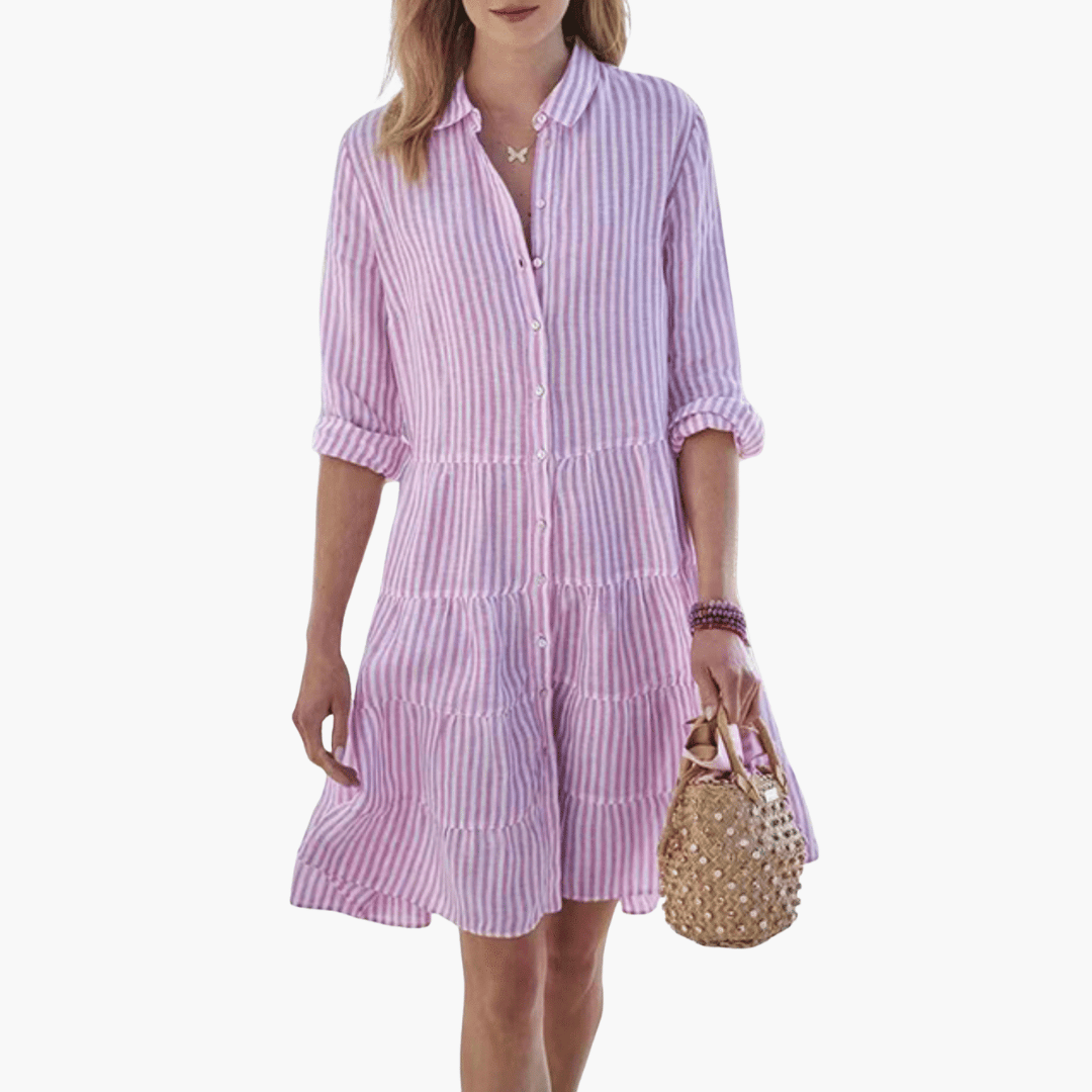 Lolita | Lightly Striped Summer Dress