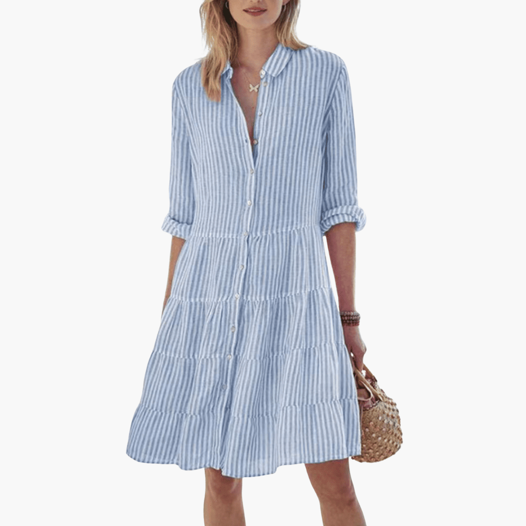 Lolita | Lightly Striped Summer Dress