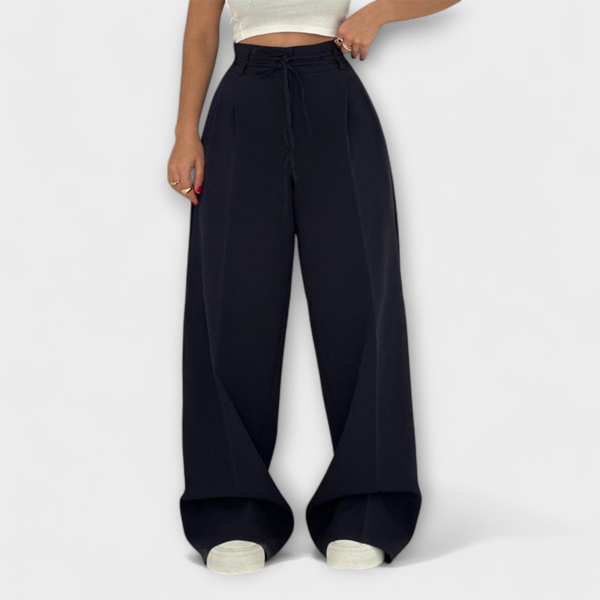 Jill – Drawstring Casual Trousers