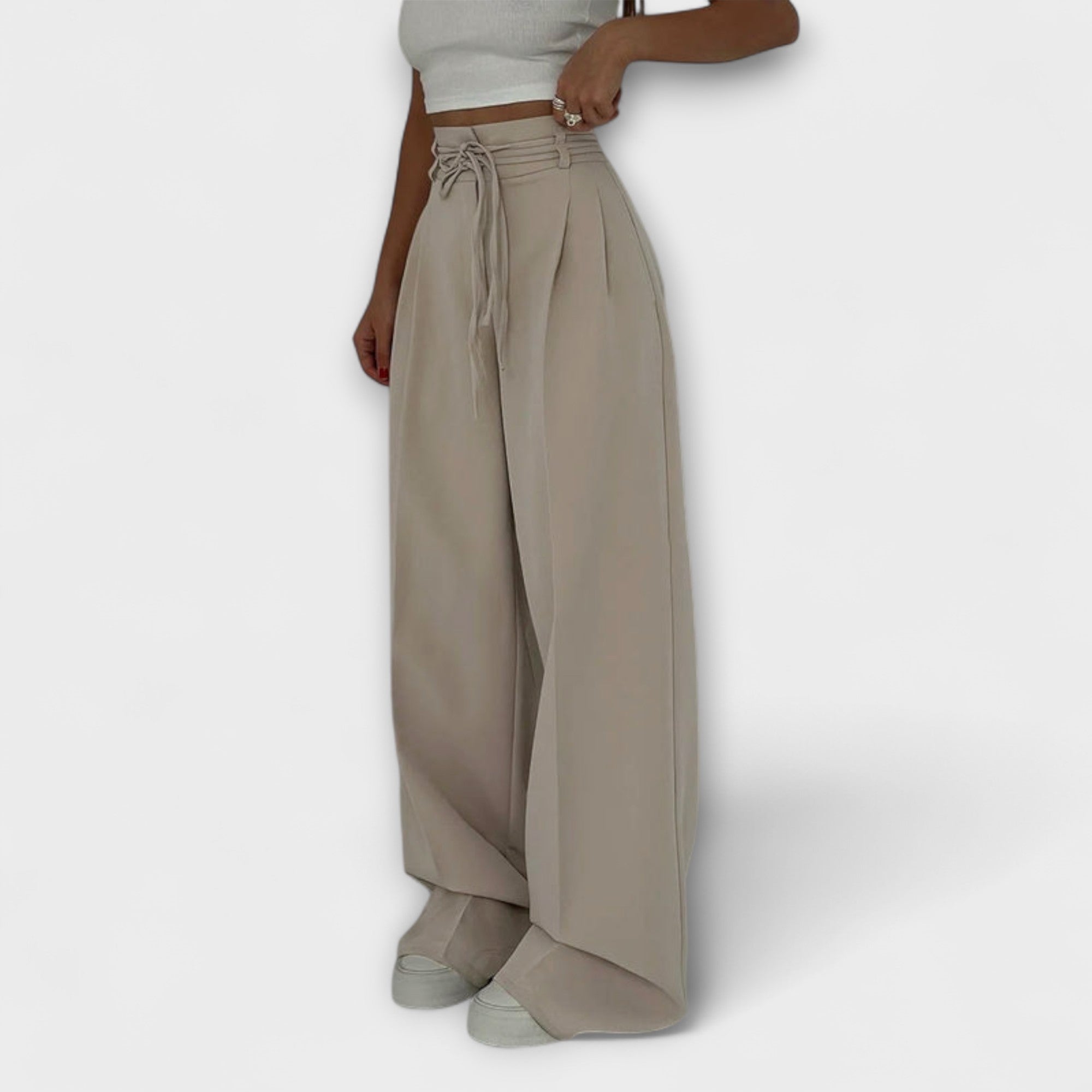 Jill – Drawstring Casual Trousers
