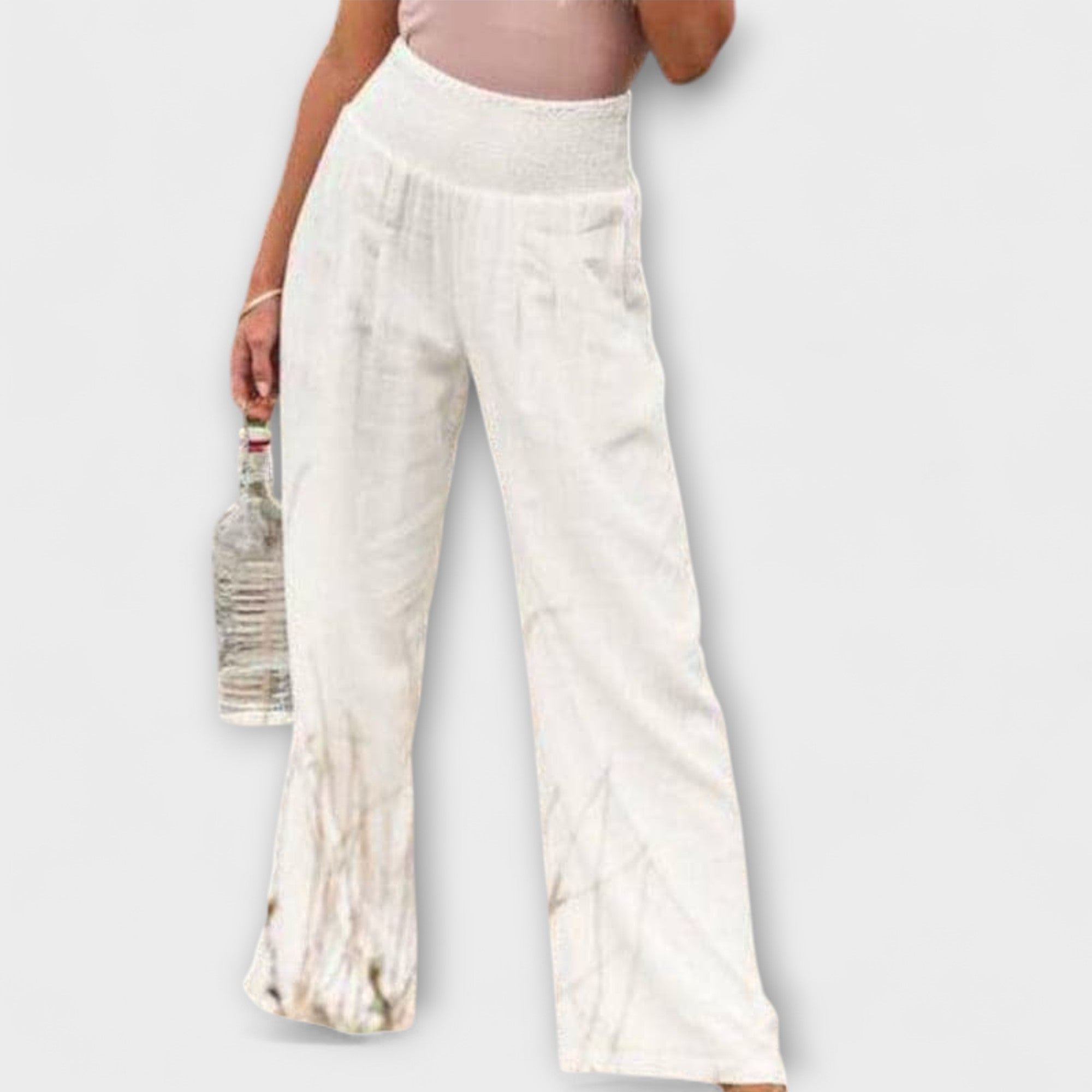 Thearya – Relaxed Wide-Leg Linen Trousers