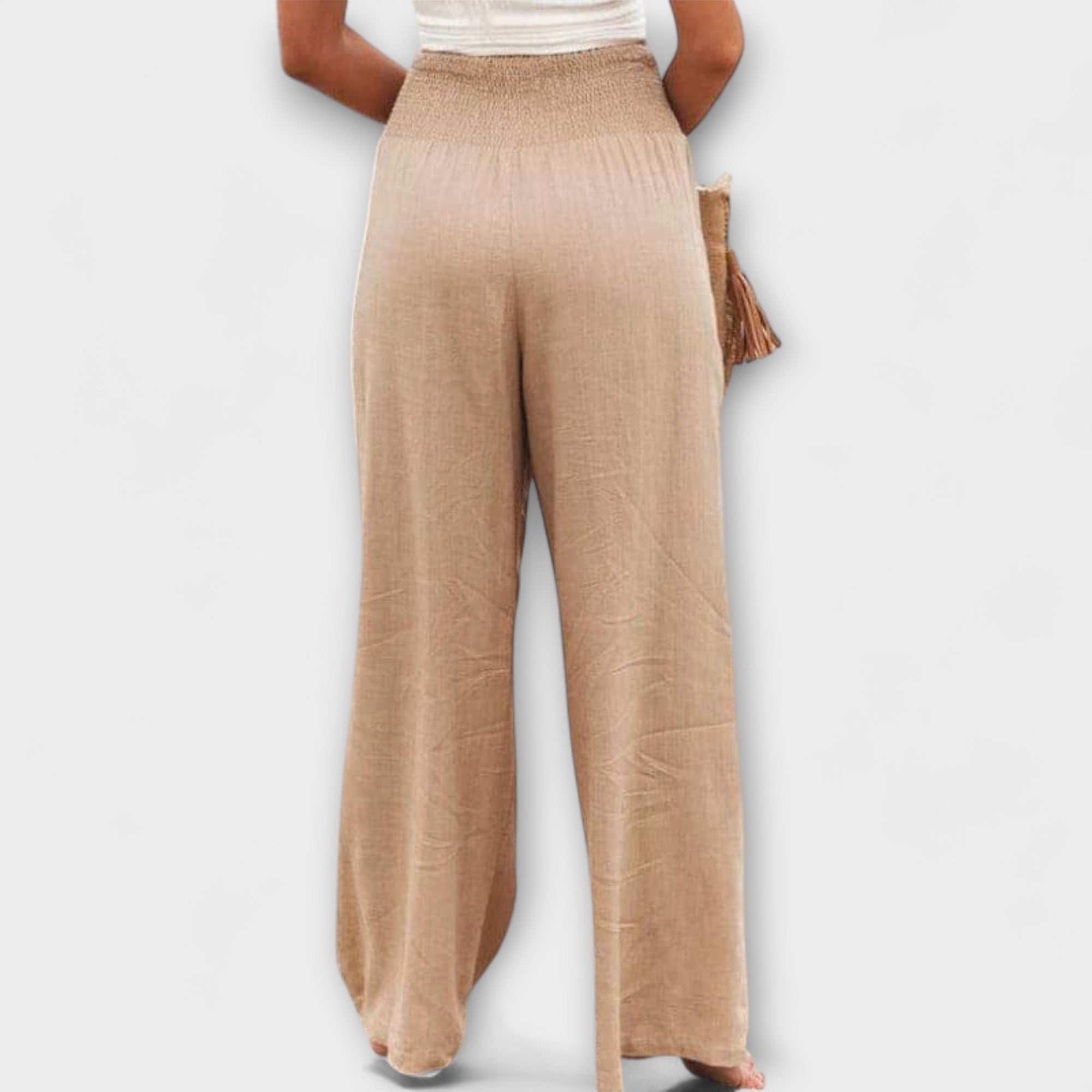 Thearya – Relaxed Wide-Leg Linen Trousers