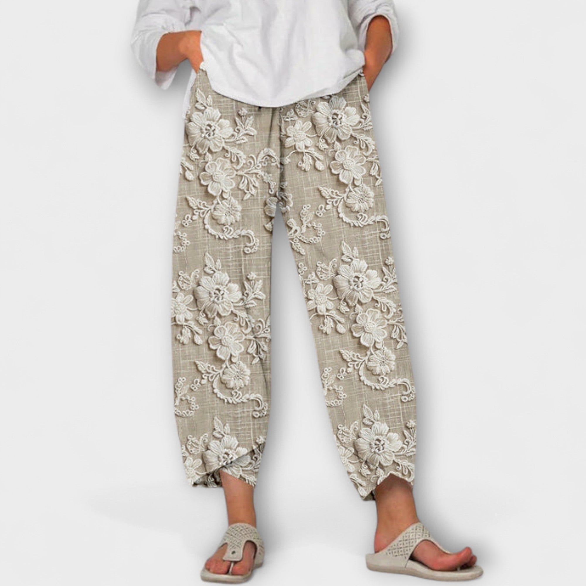 Abigail – Comfortable Printed Trousers